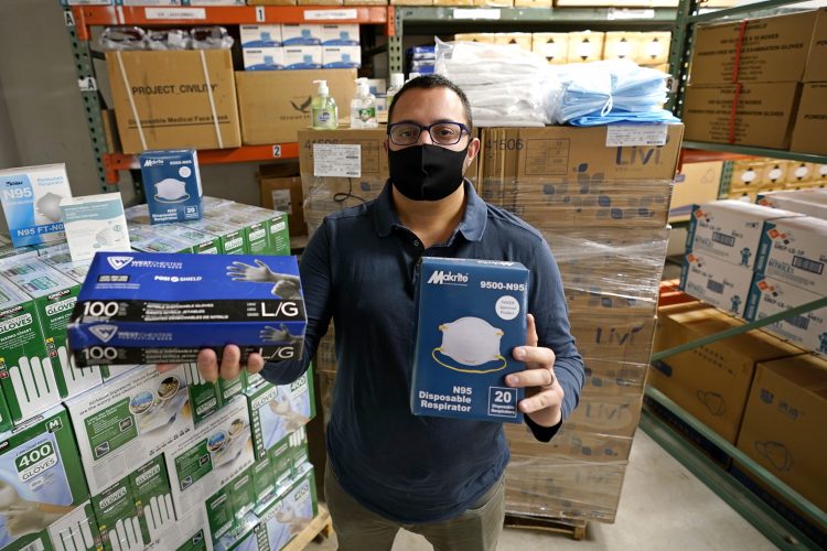 Tight Supplies for Virus Gear Cost U.S. States Billions